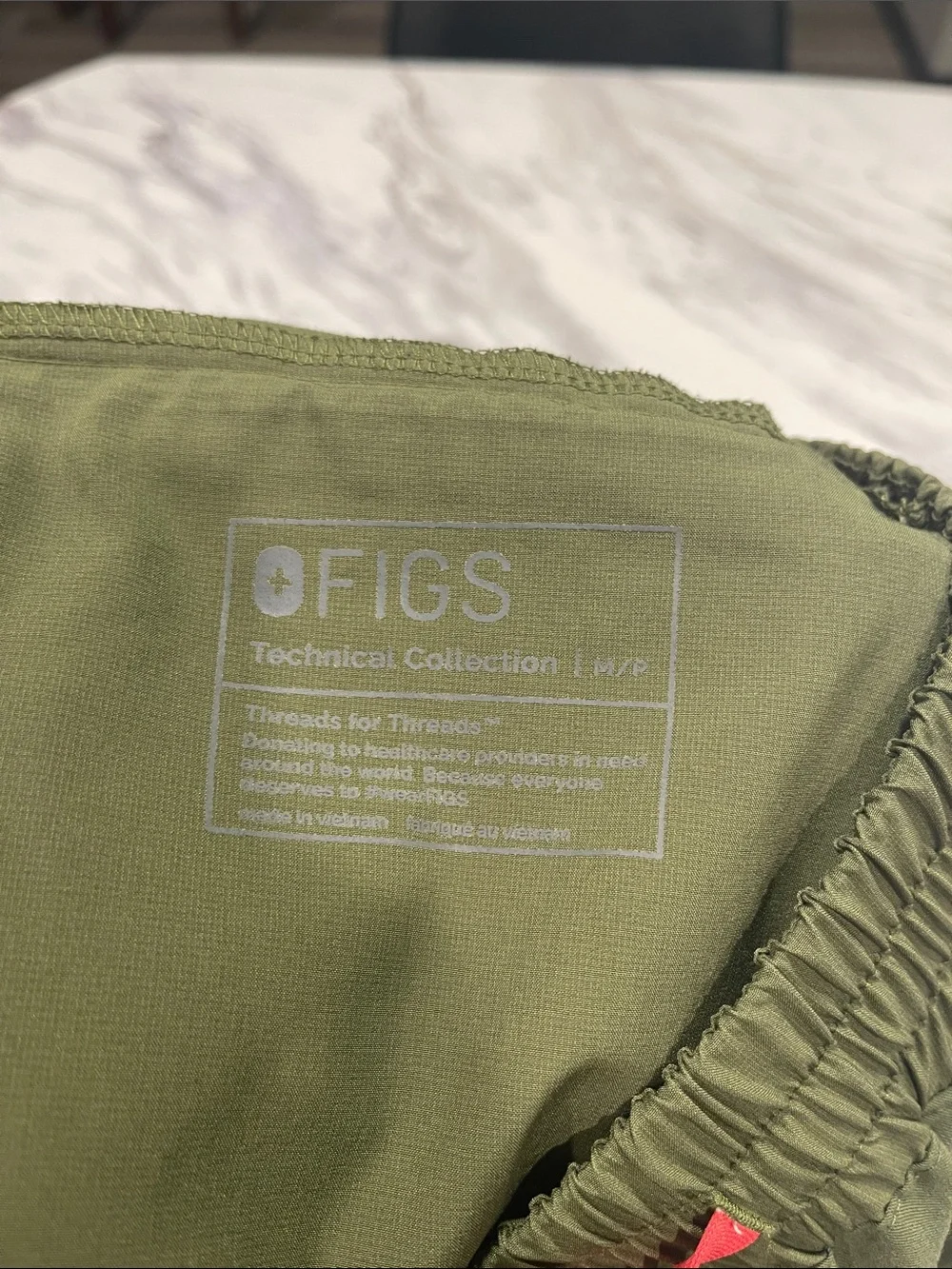 Olive Green FIGS jogger women’s